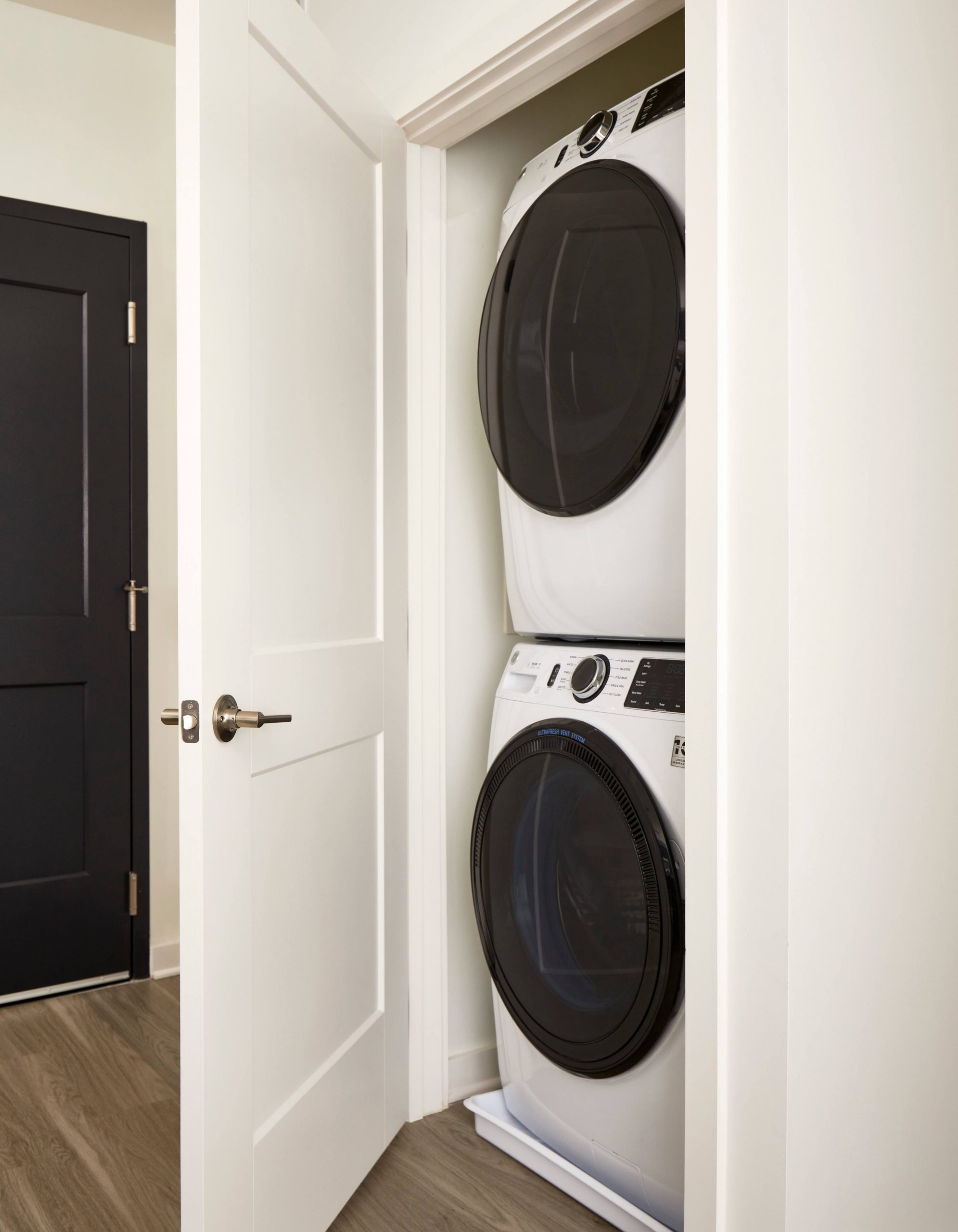 Full-size washer and dryer in all apartment residences.